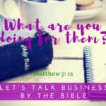 What Are You Doing For Them?