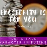 Prosperity is for You