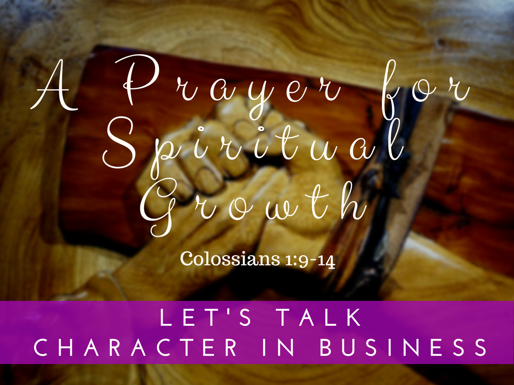 A Prayer for Spiritual Growth