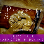 A Prayer for Spiritual Growth