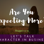 Are you expecting MORE?